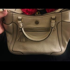 White Tory Burch shoulder bag